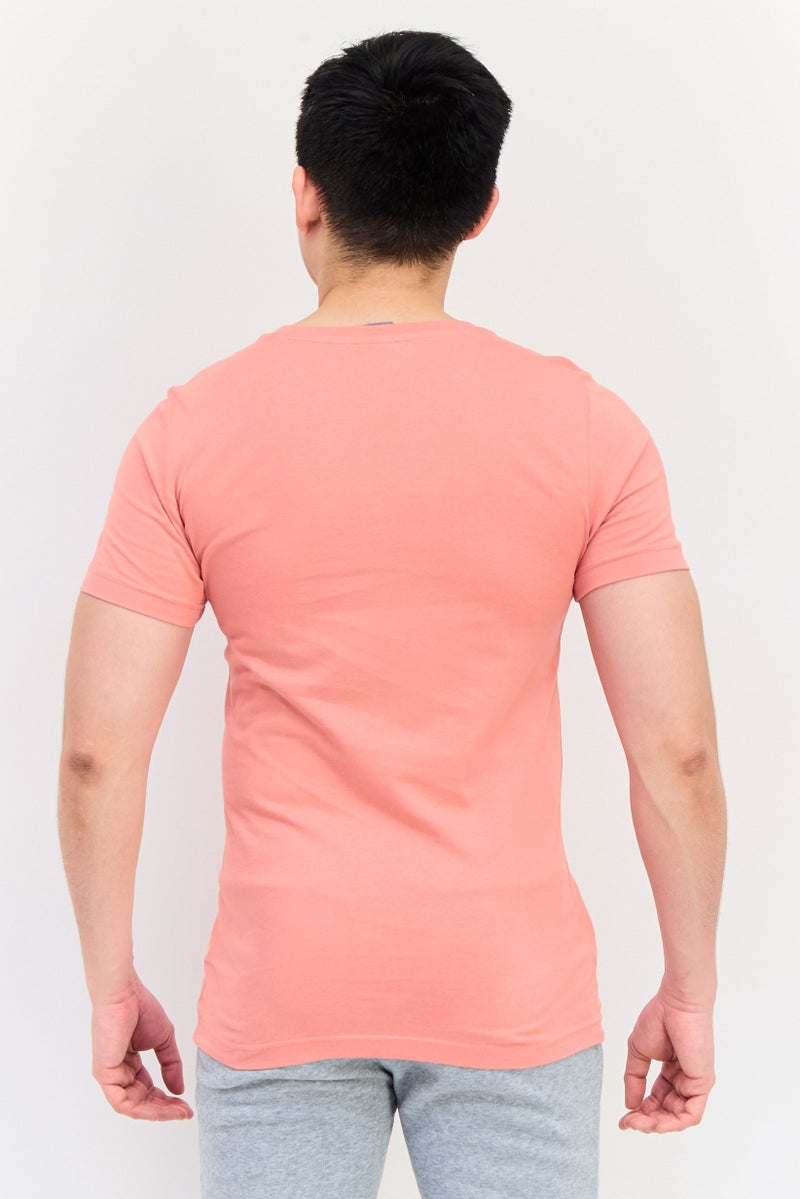 PUMA تي شيرت رياضي للرجال بأكمام قصيرة مناسب في الهواء الطلق، خوخ - Image 2